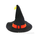 Chapeau de sorcière noir Halloween fantaisie